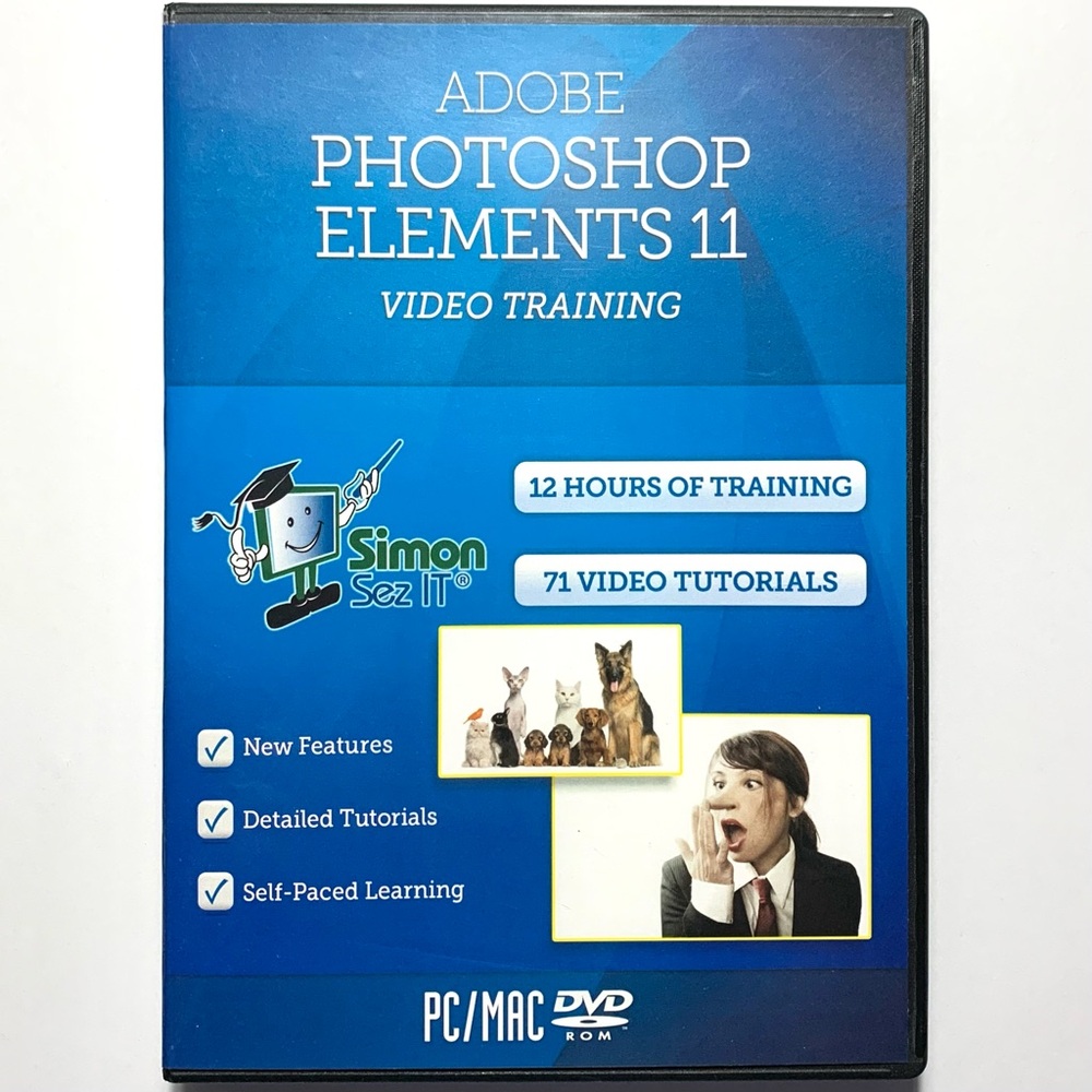 Adobe Photoshop Elements 10 Video Training 2011 PC/MAC DVD-ROM 885007290681
